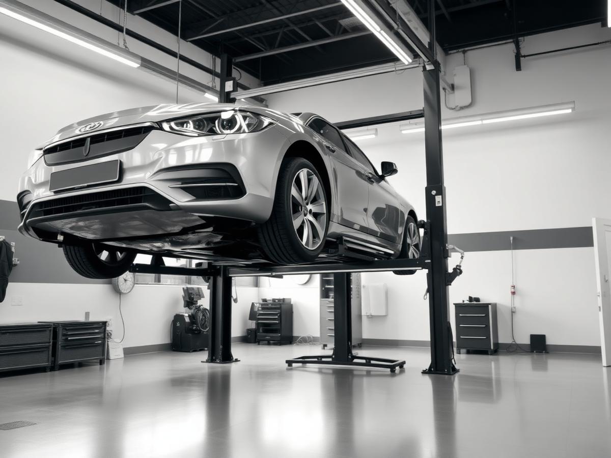 JLS service centre workshop in Bangor